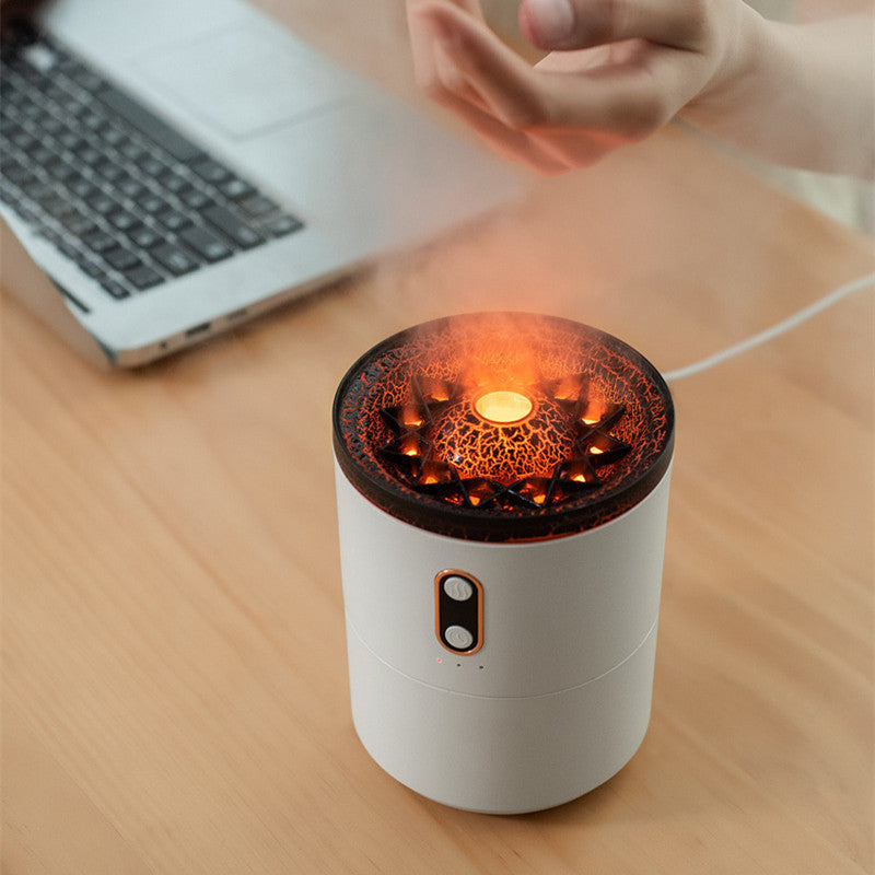 Volcanic Flame Aroma | Essential Oil Diffuser - USB Portable Humidifier