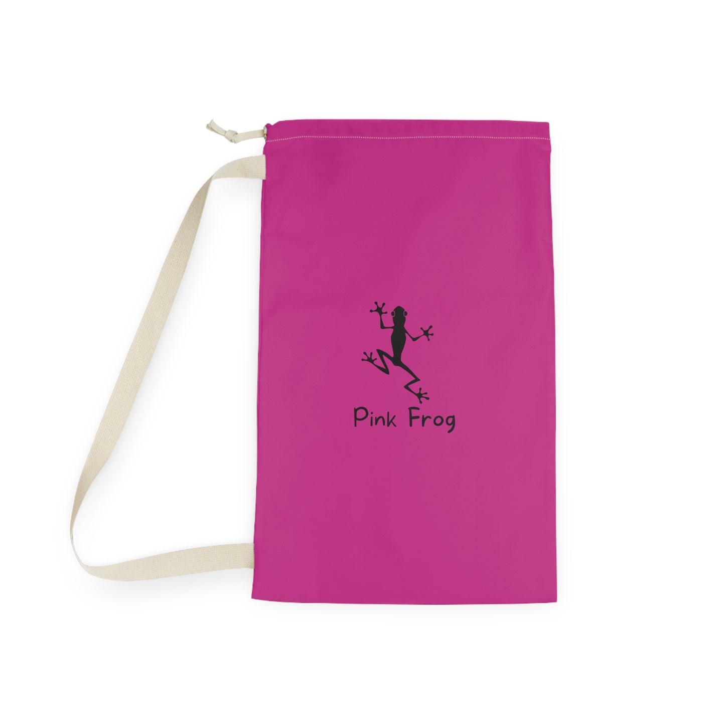 Laundry Bags | Pink Bag - Frog