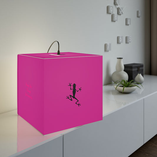 Light Cube Lamp | Pink Frog