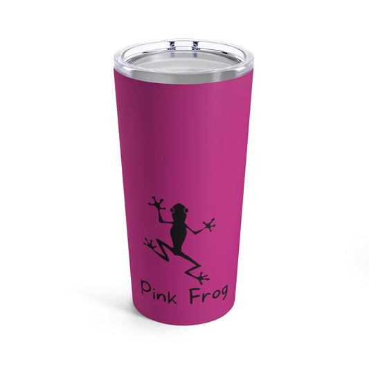 Pink Frog Tumbler - 20oz - Leapfrog Into Joy