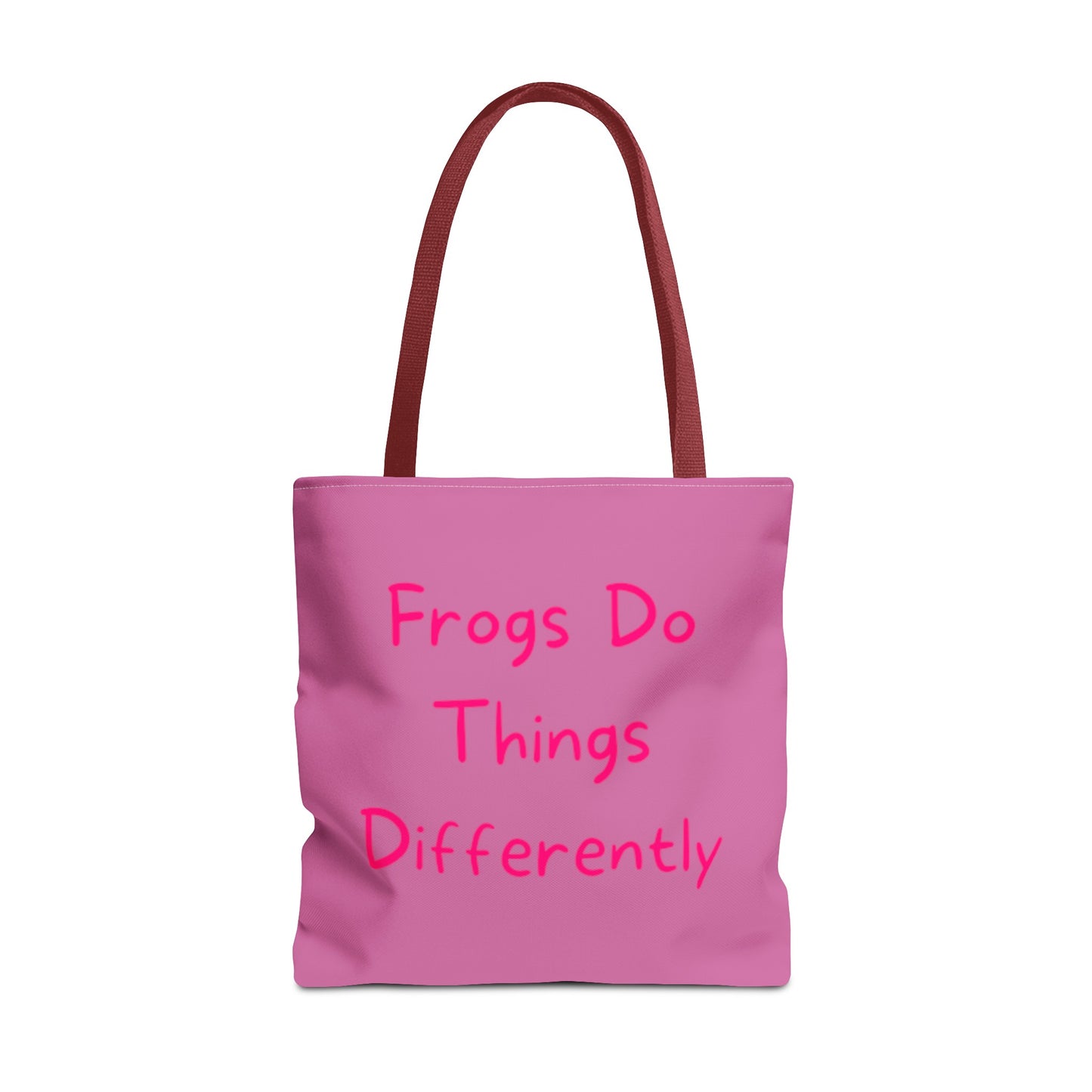 Pink Frog Tote Bag - In Style Bags