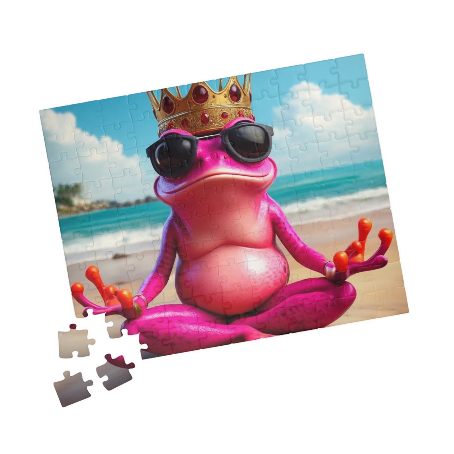 Pink Frog | Puzzle - (110, 252, 520, 1014-piece)