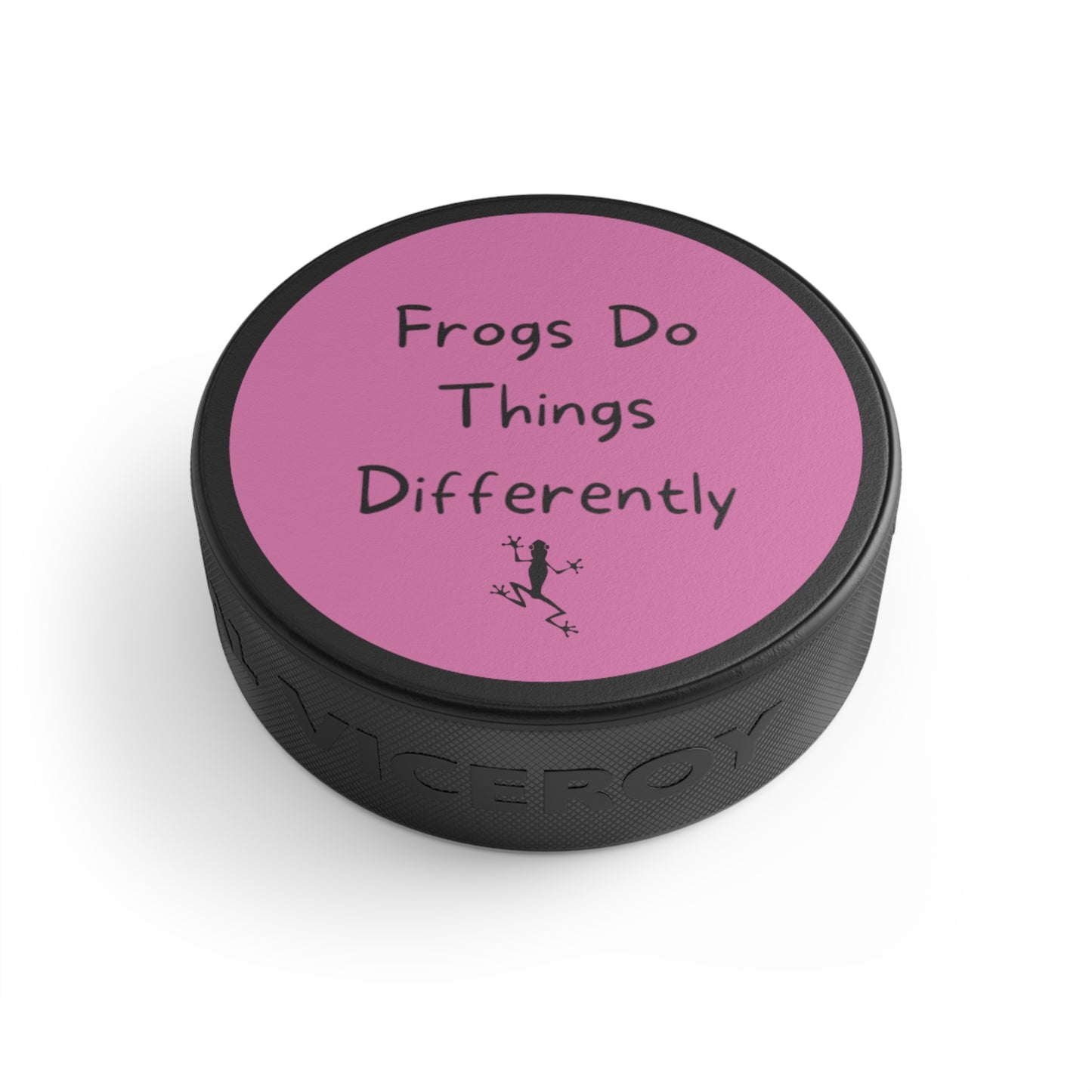 Hockey Puck | Pink Frog - Sports Products