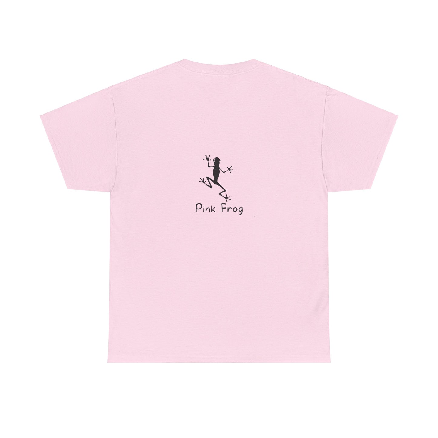 Unisex Heavy Cotton Tee | Summer T-Shirts - Pink Frog