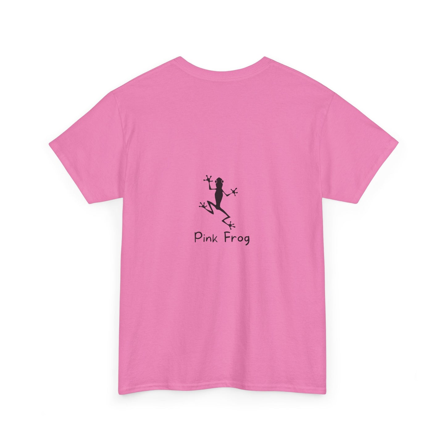 Unisex Heavy Cotton Tee | Summer T-Shirts - Pink Frog