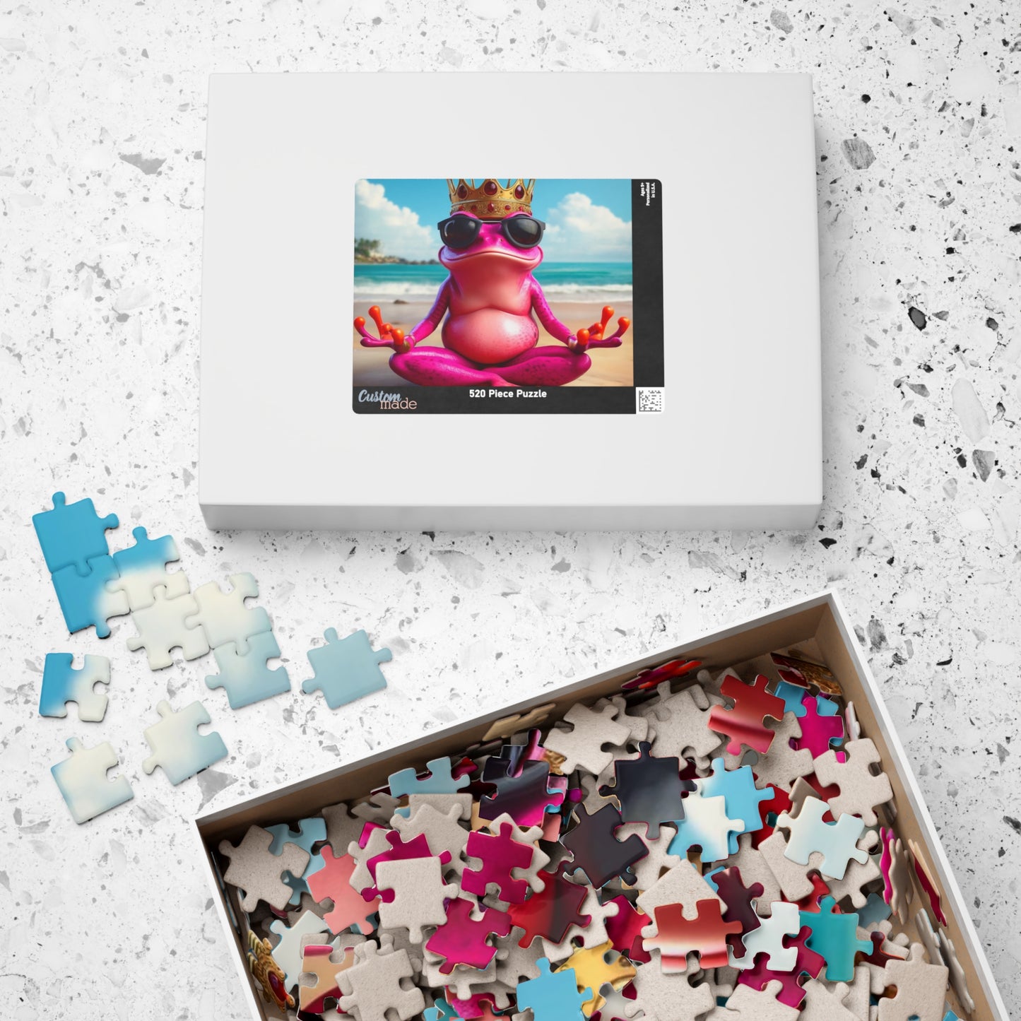 Pink Frog | Puzzle - (110, 252, 520, 1014-piece)