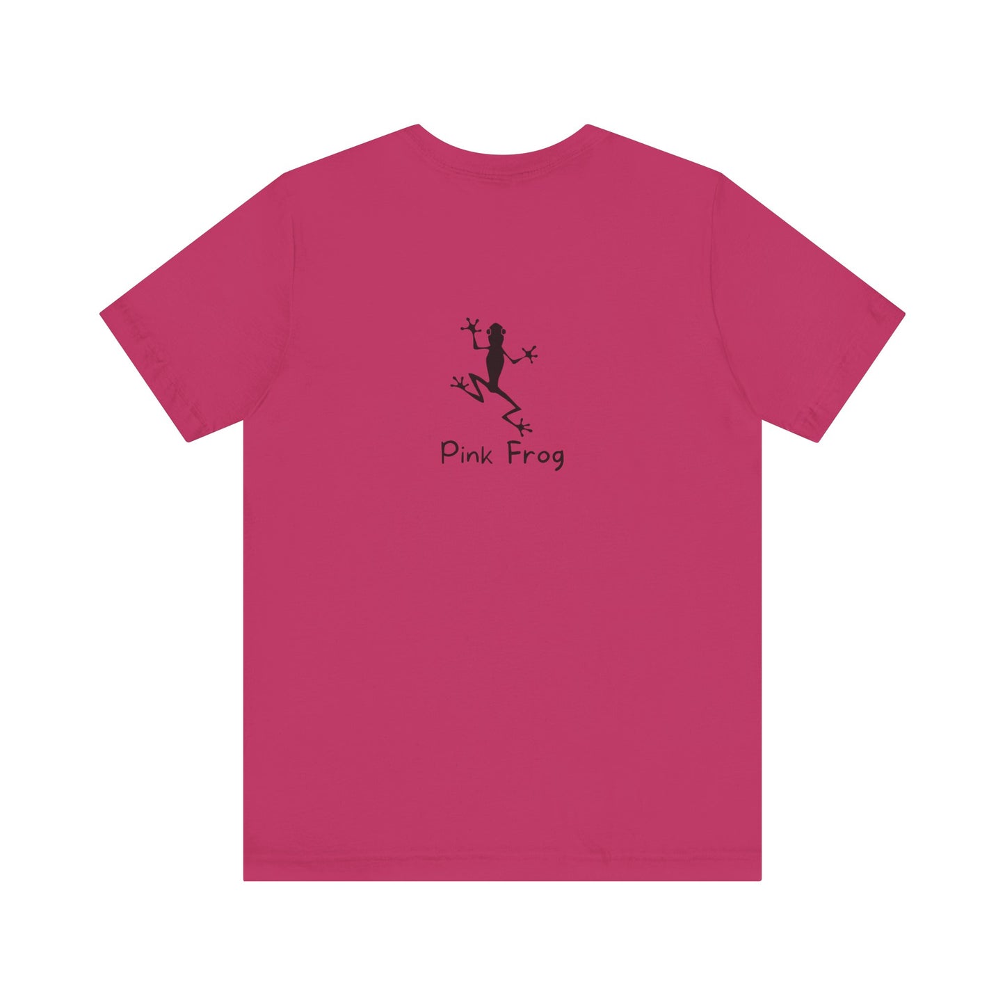 Pink Frog Unisex Jersey Short Sleeve Tee