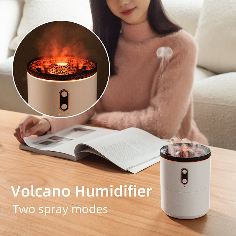 Volcanic Flame Aroma | Essential Oil Diffuser - USB Portable Humidifier