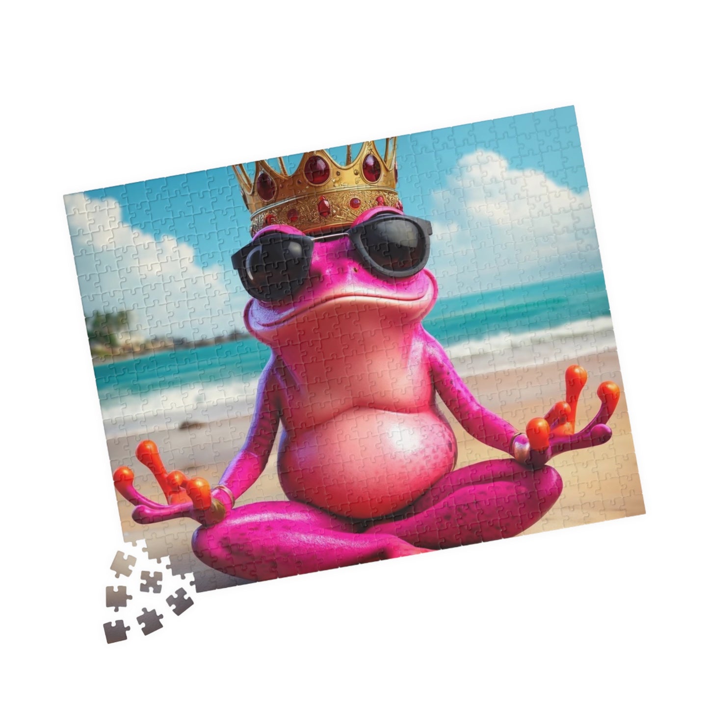 Pink Frog | Puzzle - (110, 252, 520, 1014-piece)