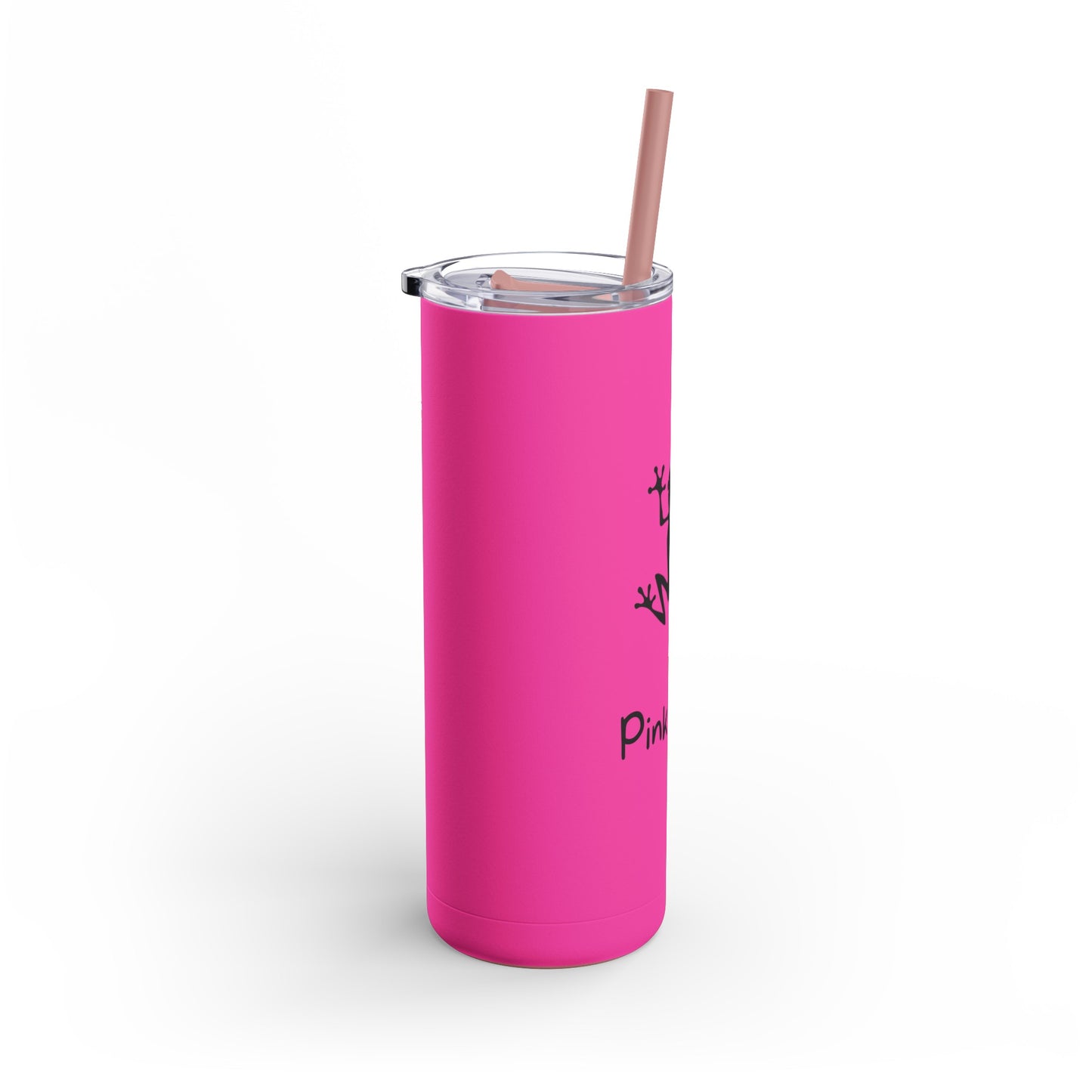 Pink Frog Maars Maker Skinny Matte Tumbler, 20oz