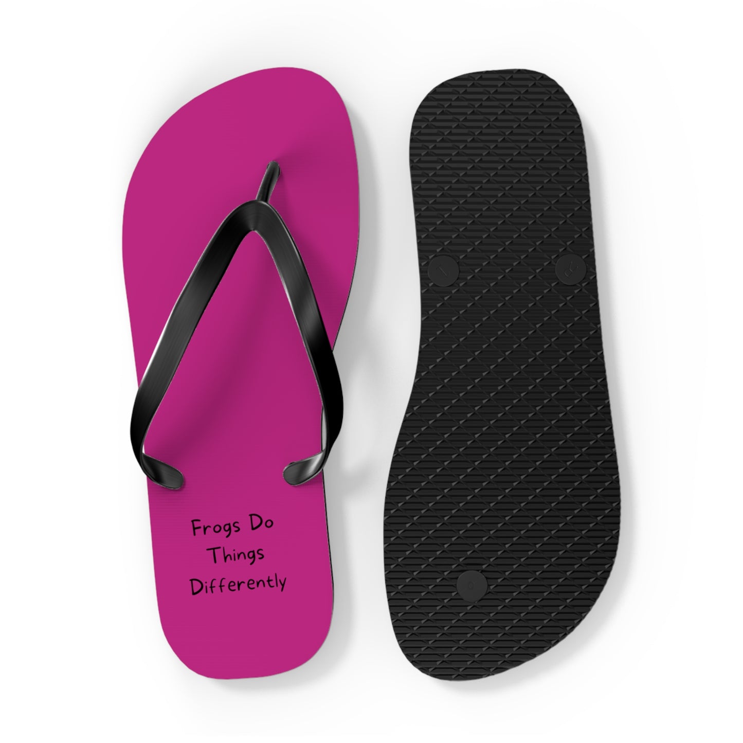 Pink Frog Flip Flops - Summer Fashions