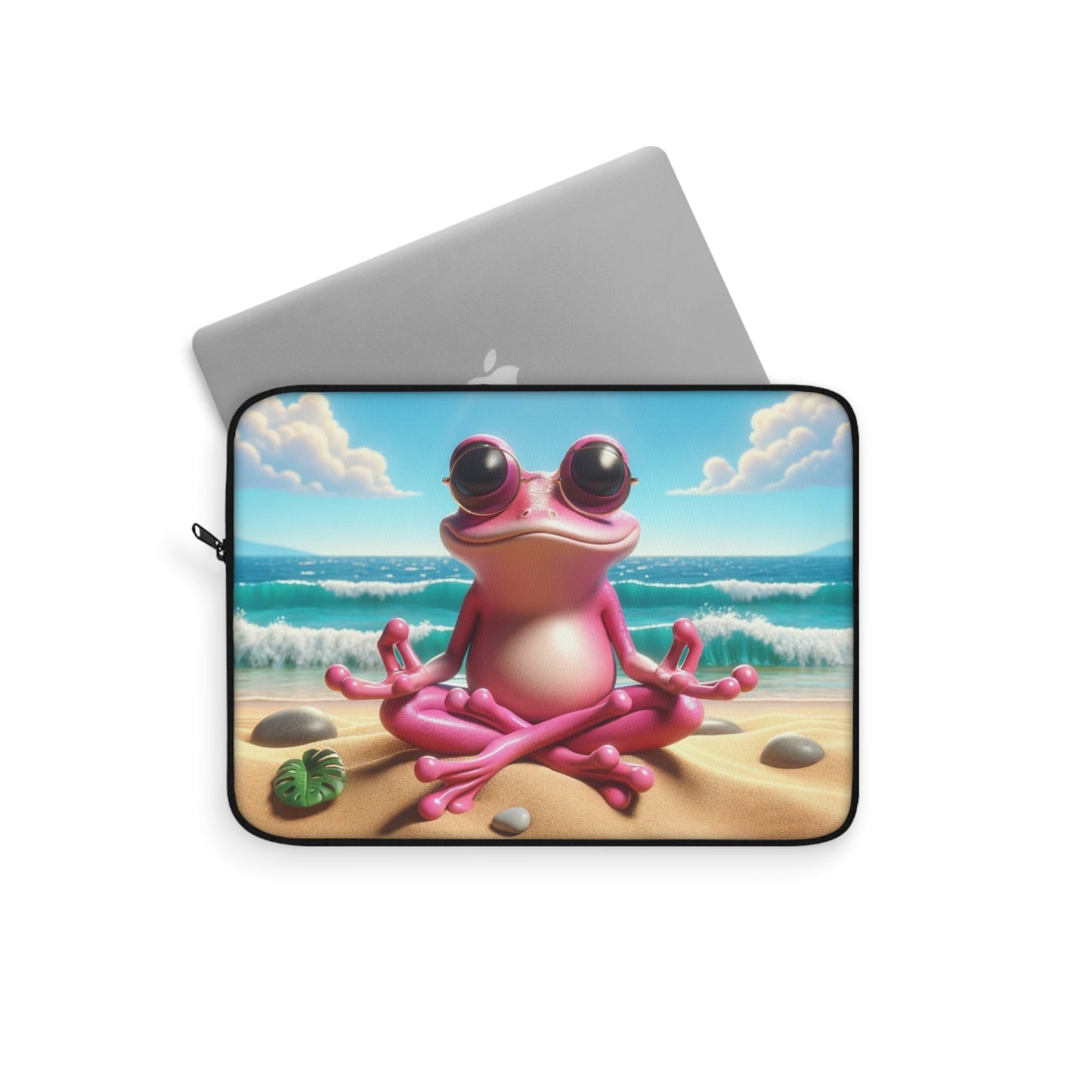 Laptop Sleeve | Pink Bag - Frog