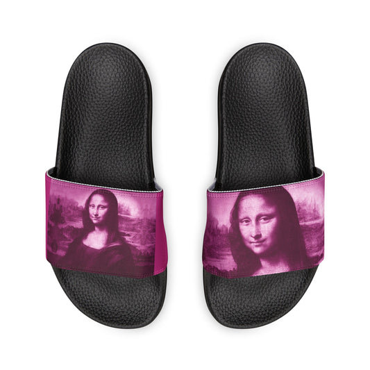 Pink Mona Lisa Women's Slide Sandals - Peace