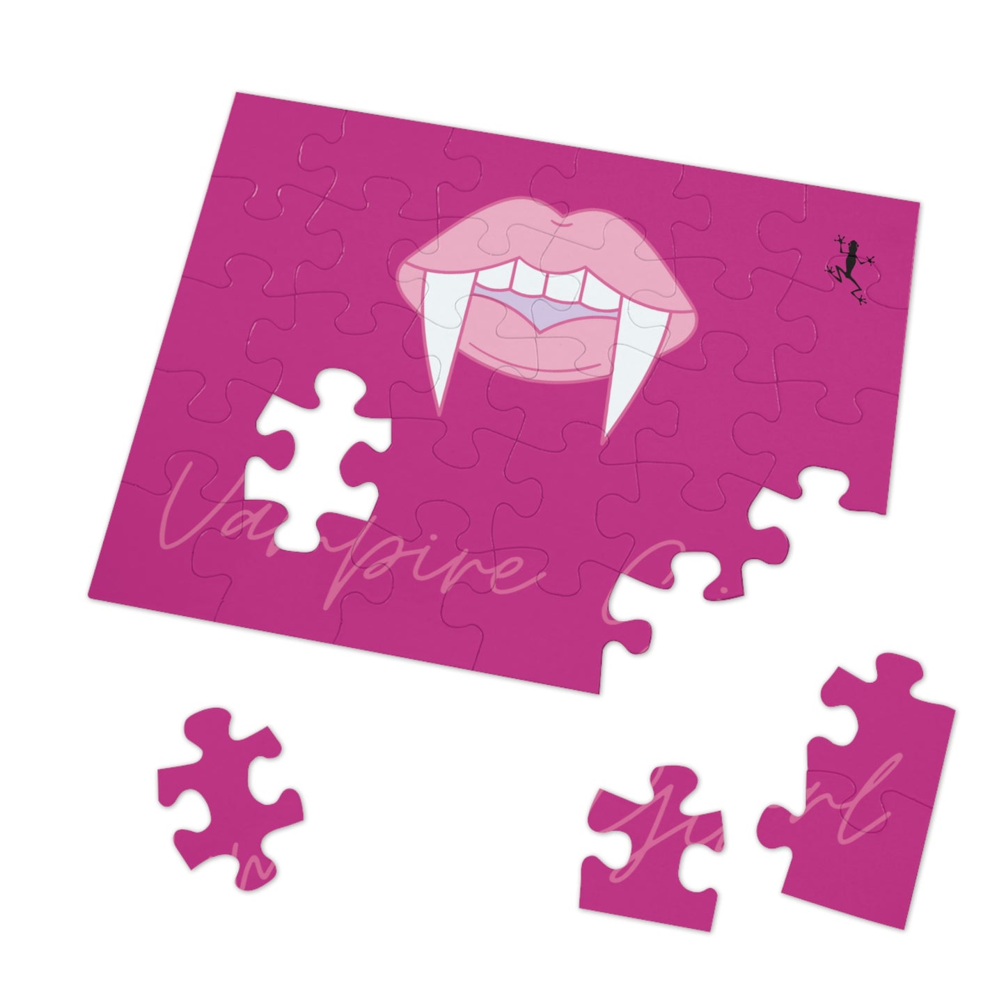 Pink Frog | Vampire Jigsaw Puzzle - (30, 110, 252, 500,1000-Piece)