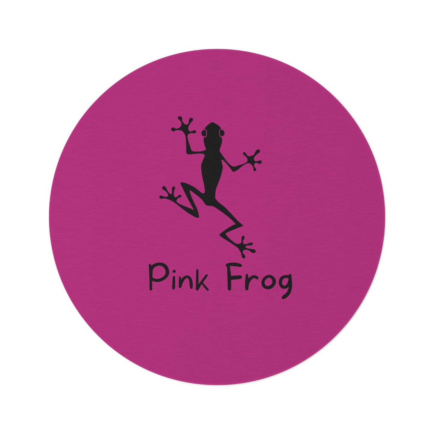 Pink Frog Round Rug - Interior Carpet