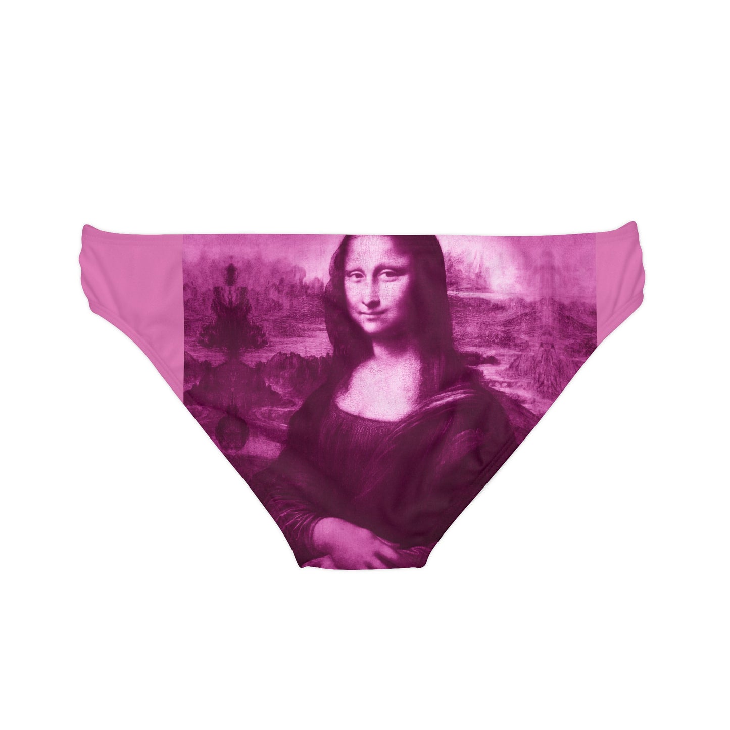 Loop Tie Side Bikini Bottom | Pink Underwear - Mona Lisa