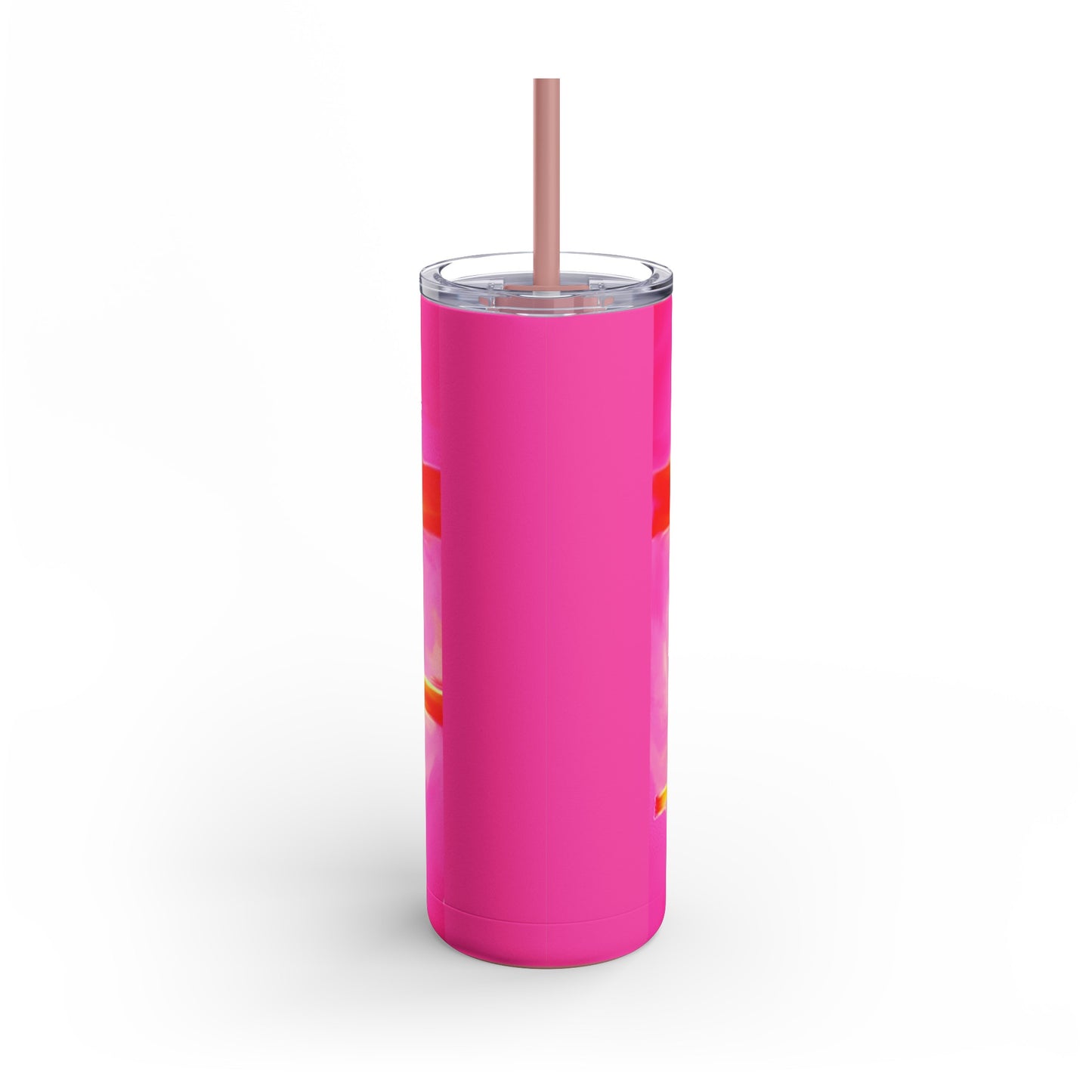 Pink Cross Art - Maars Maker Skinny Matte Tumbler, 20oz