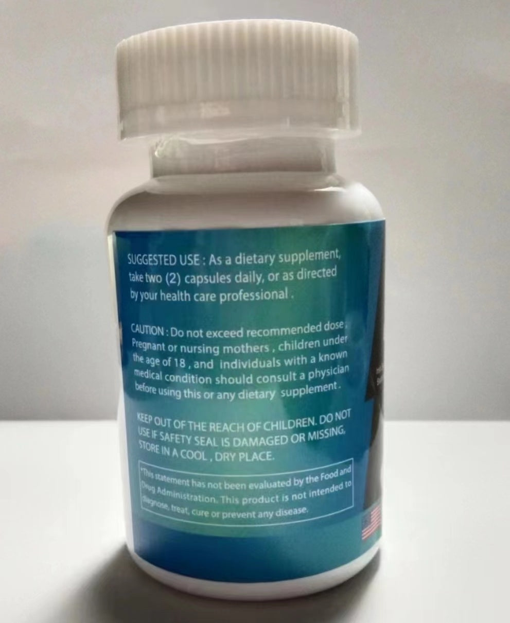 Sea Moss 3000mg Black Seed Oil 2000mg Ashwagandha 999mg Turmeric 999mg Bladderwrack 999mg Burdock 999mg  Vitamin C   D3 With Elderberry Manuka Dandelion Yellow Dock Iodine Chlorophyll ACV