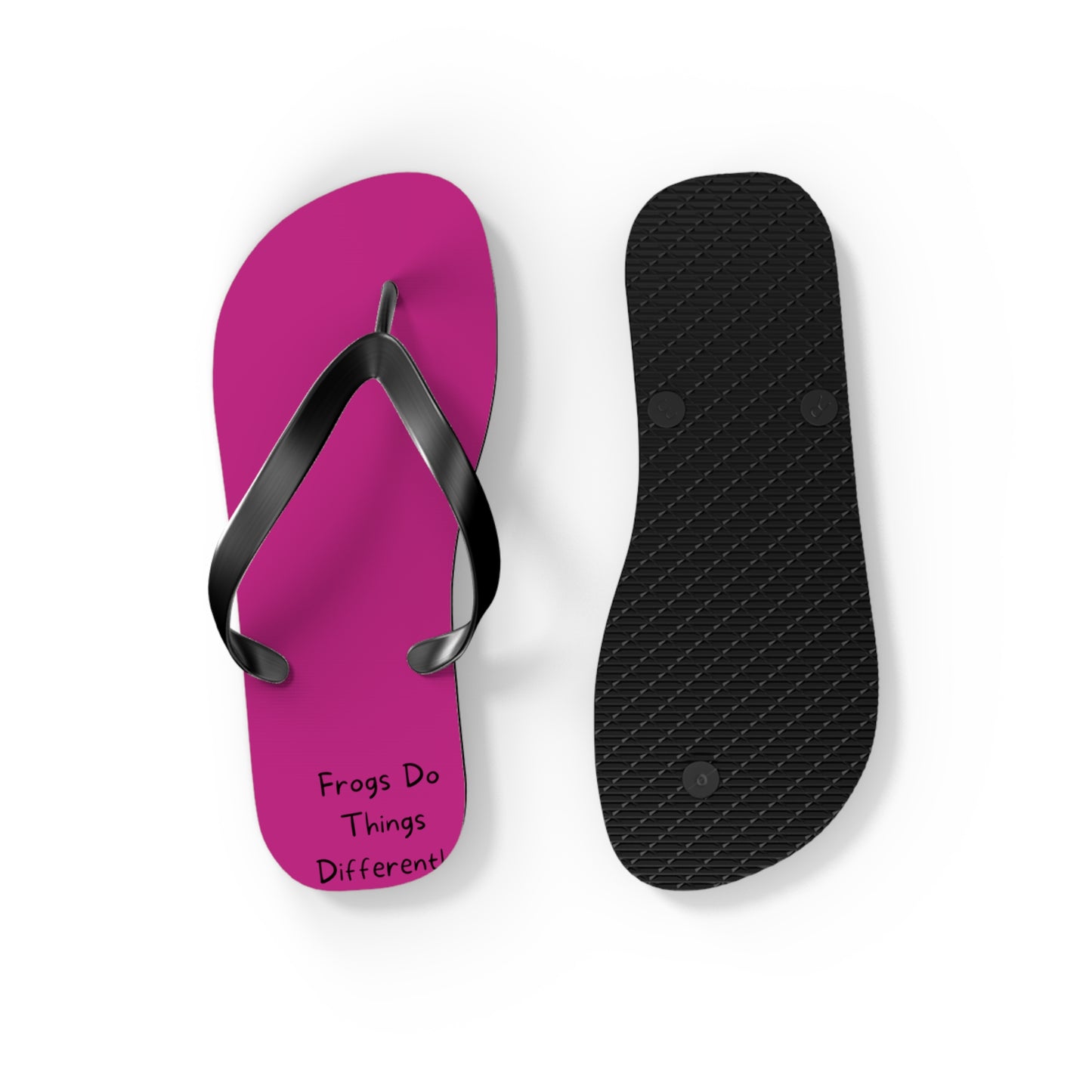 Pink Frog Flip Flops - Summer Fashions