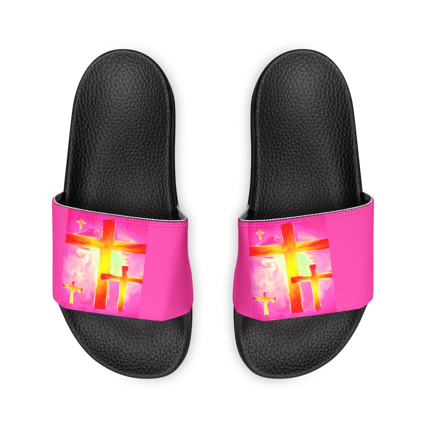 Pink Cross Women's Slide Sandals - Inspire