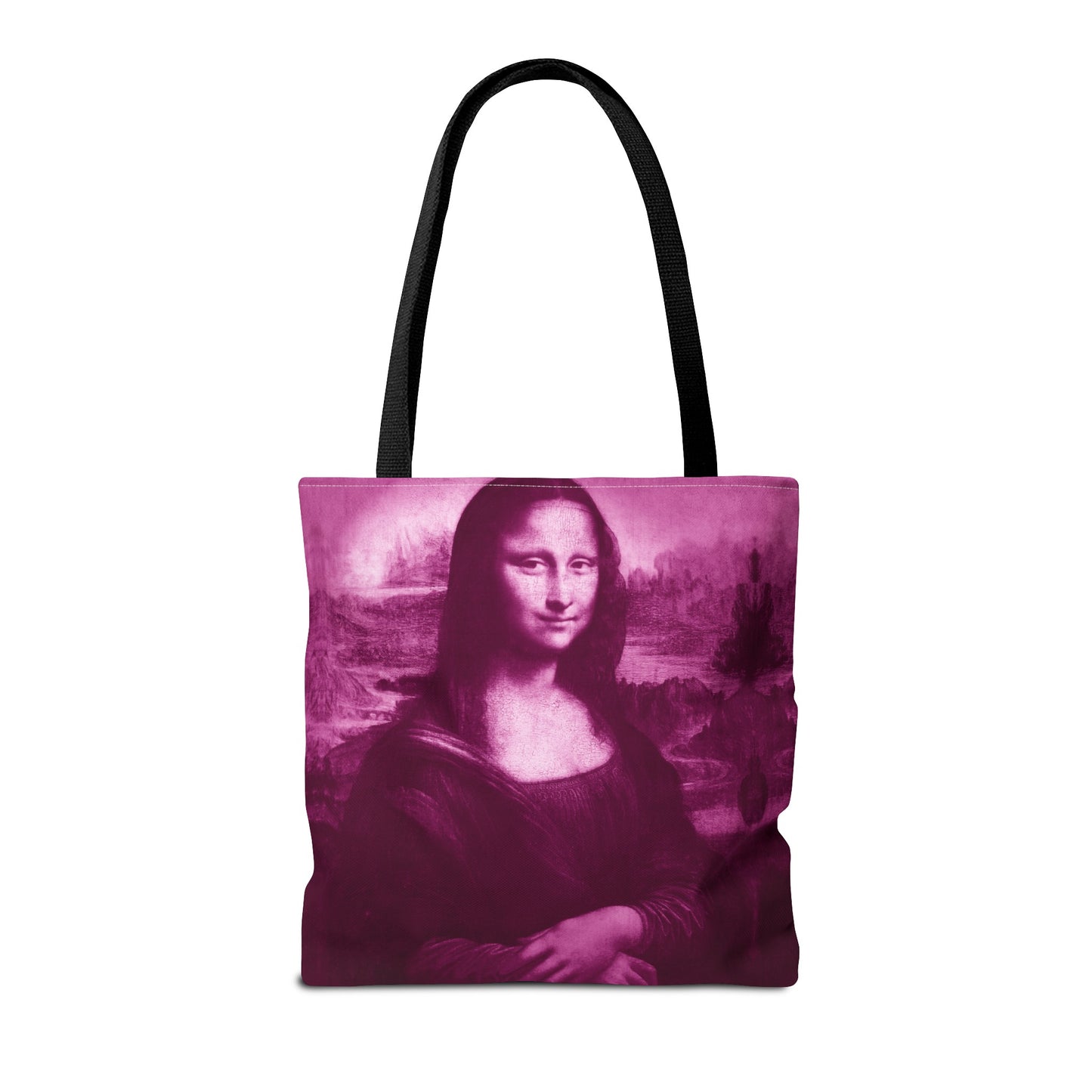 Pink Tote Bag - Mona Lisa