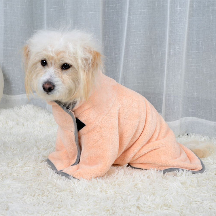 Quick-drying Pet Absorbent Towel | Dog Bathrobe - Bath Towel For Dogs