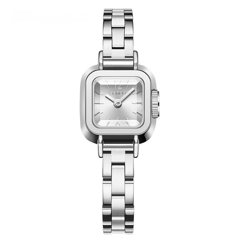 Mesh Quartz Watch For Women | Simple Roman Style - Waterproof