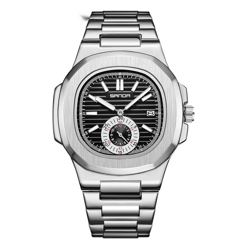 Steel Belt Quartz Watch | Stainless Steel - Waterproof