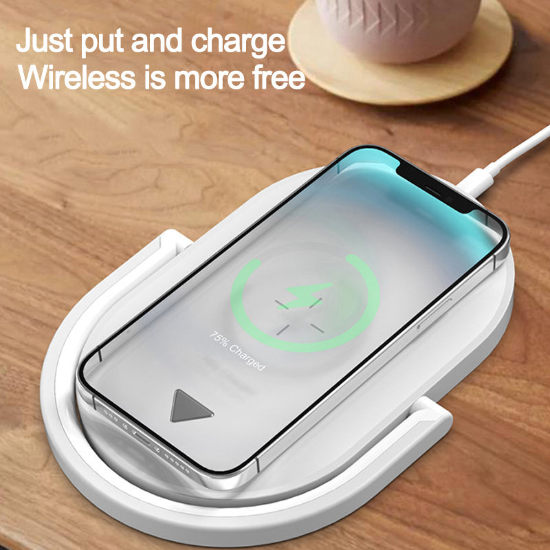 3 In 1 Foldable Wireless Charger | Night Light Wireless Charging Station